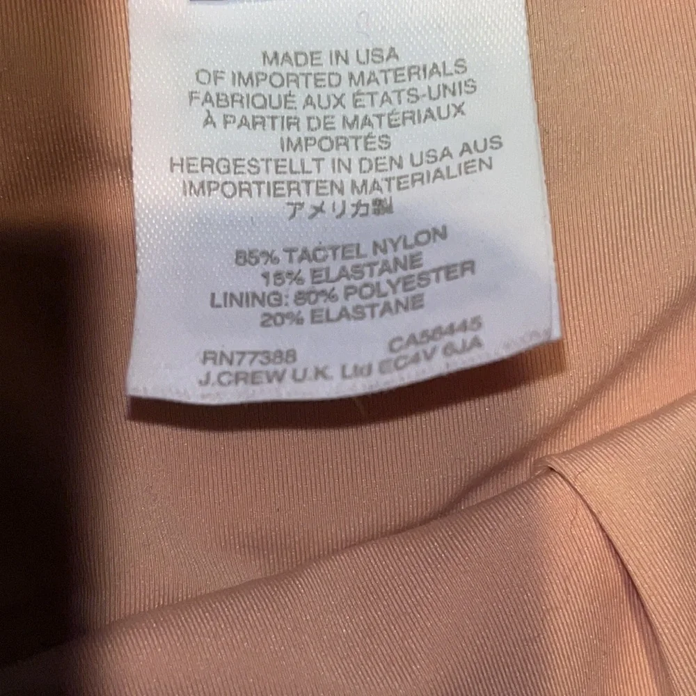 J. Crew Red Bikini Bottoms XS /Dip Floral Embroidered Tie Back Bikini Top S EUC